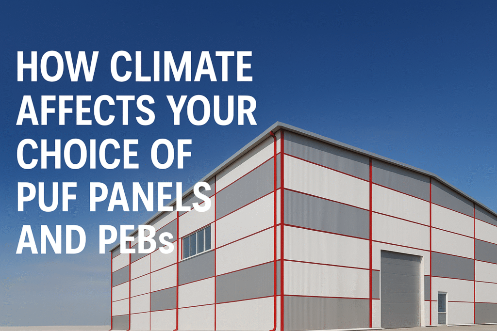 How Climate Affects Your Choice of PUF Panels and PEBs