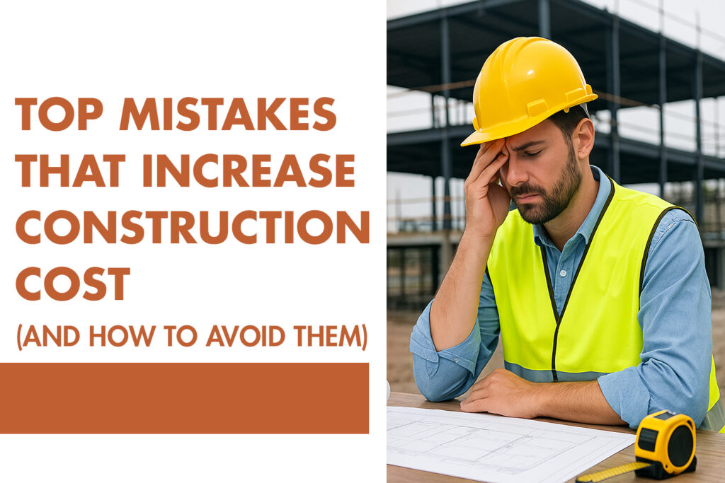 Top Mistakes That Increase Construction Costs (And How to Avoid Them)