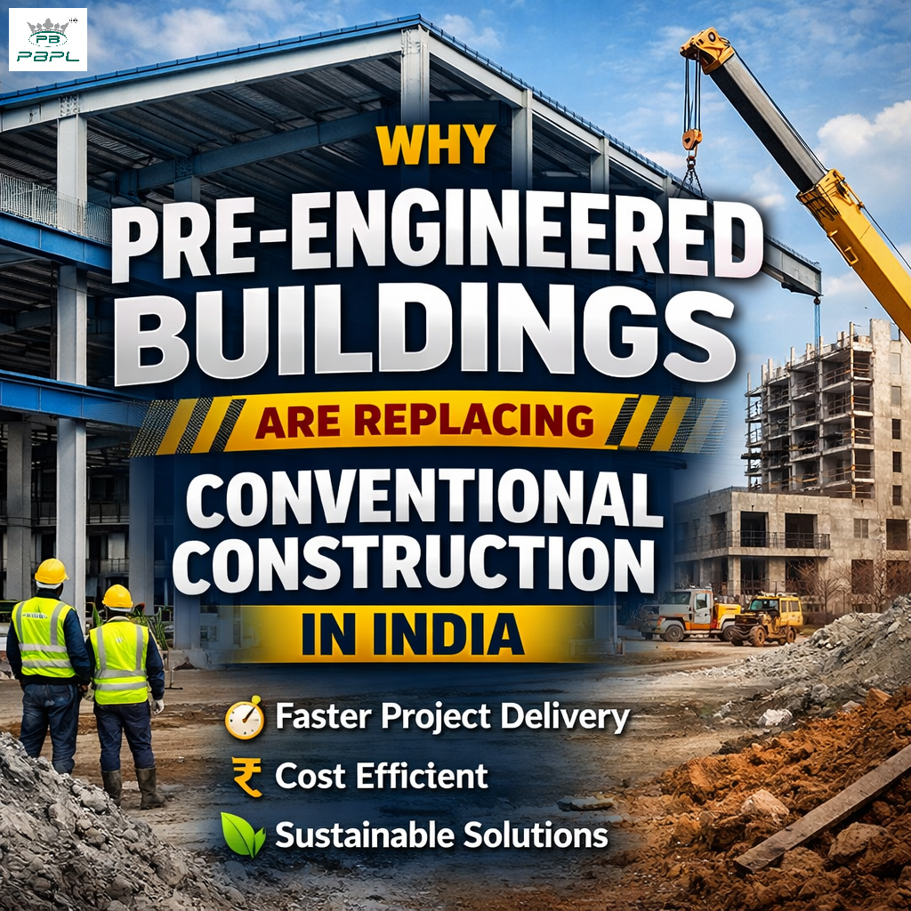 pre-engineered buildings in India replacing conventional construction