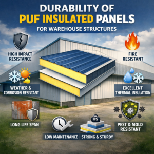 polyurethane insulated panels for industrial warehouse insulation