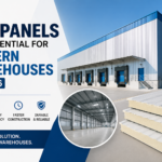 PUF panels for warehouses used in modern industrial warehouse construction with insulation panels