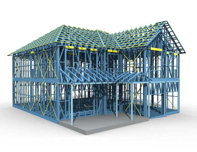 Skeleton Framing LGSF